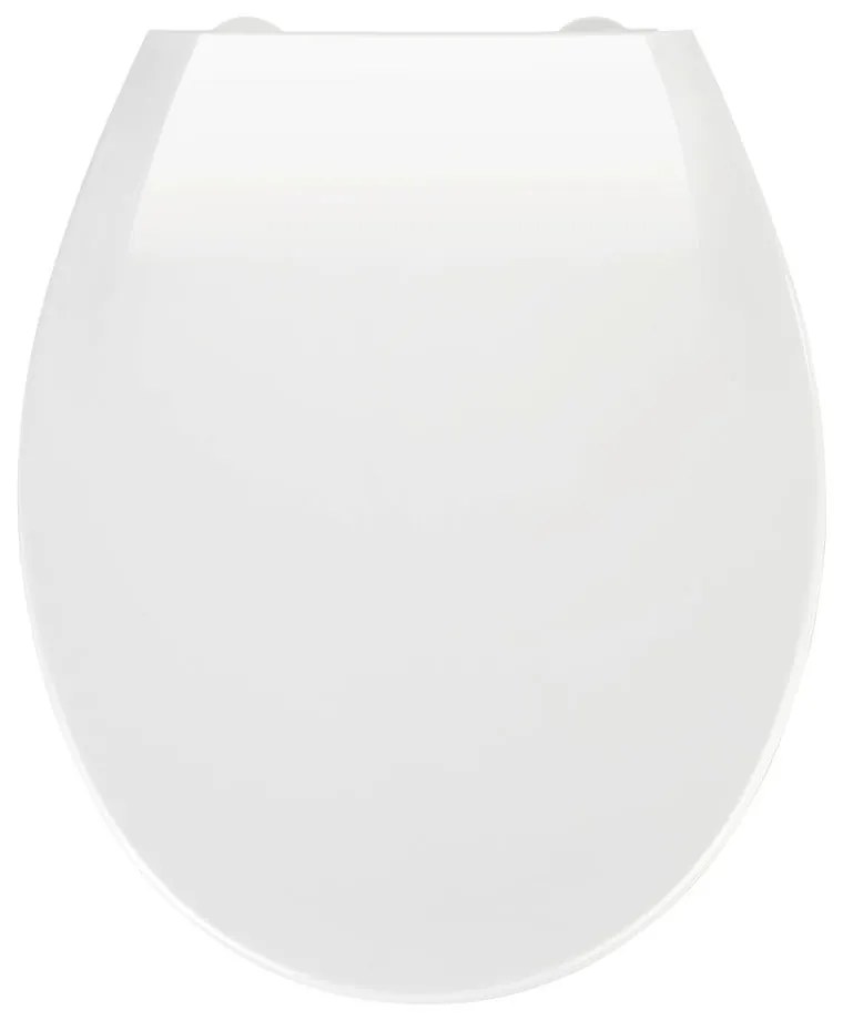 Capac WC cu închidere lentă Wenko Kos, 44 x 37 cm, alb