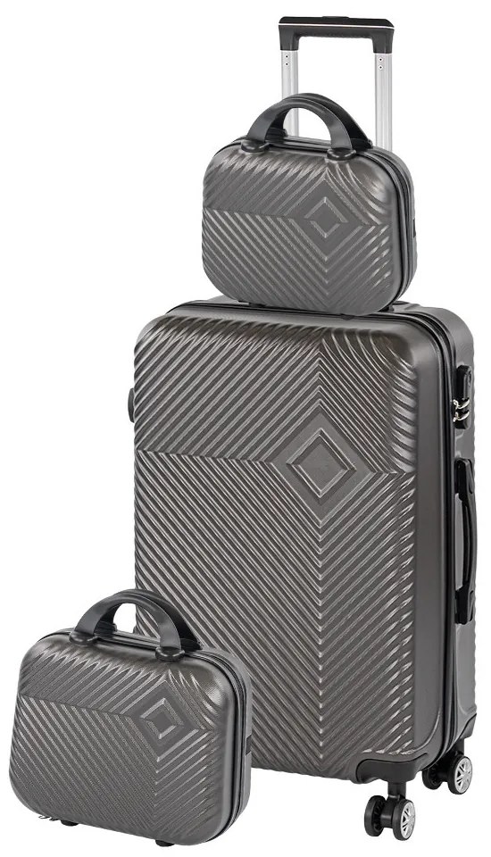 TraveLux Pro XIII set valiză rulantă gri
