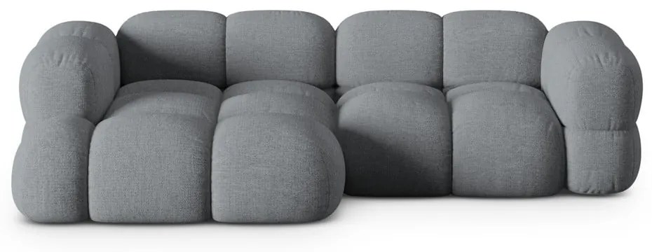 Colțar gri (cu colț pe partea stângă/cu șezlong) Loretto – Cosmopolitan Design