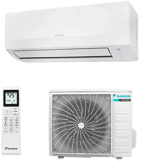 Aer condiționat cu invertor Daikin Sensira FTXC20E + RXC20E, 7000 BTU, 15 m2, A++, Wi-Fi, R-32, alb