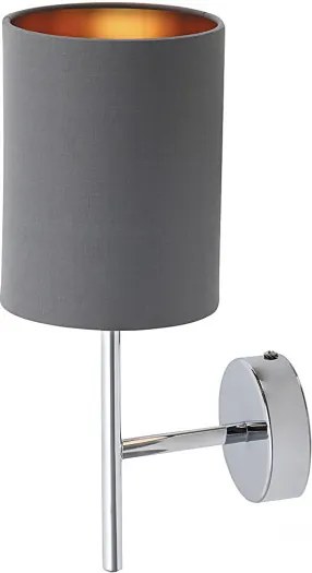 Rábalux Monica 2540 aplice cu brațe  gri   metal   E14 1x MAX 40W   IP20