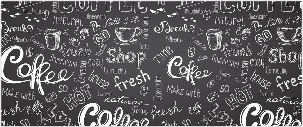 Tablou - Coffee (120x50 cm)