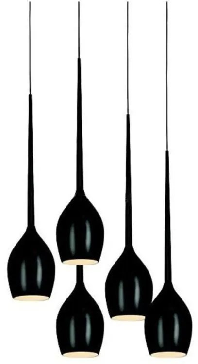 Lustra moderna Izza 5 Black