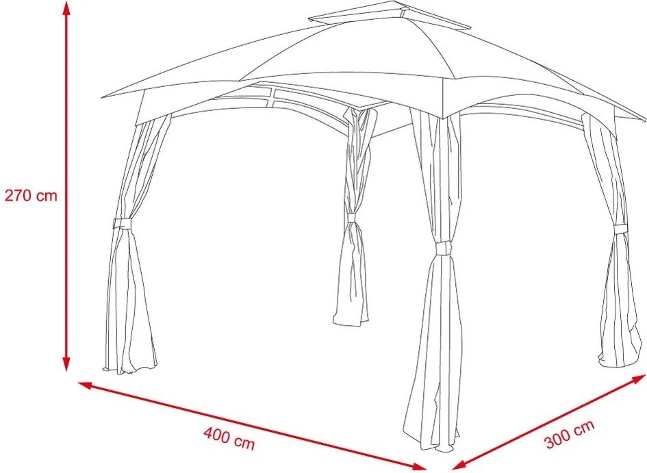 Cort de grădină pentru petreceri - Foișor Avenberg MODESTO