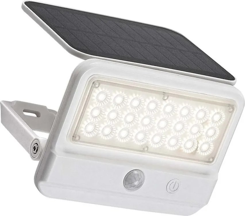 Lampa solara cu senzor de miscare Flaxton alb