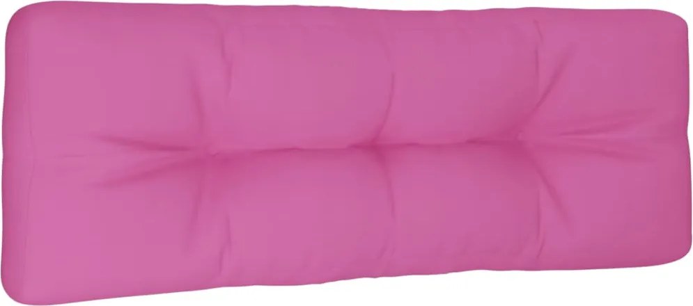 vidaXL Pernă de paleți, roz, 120x40x12 cm, textil