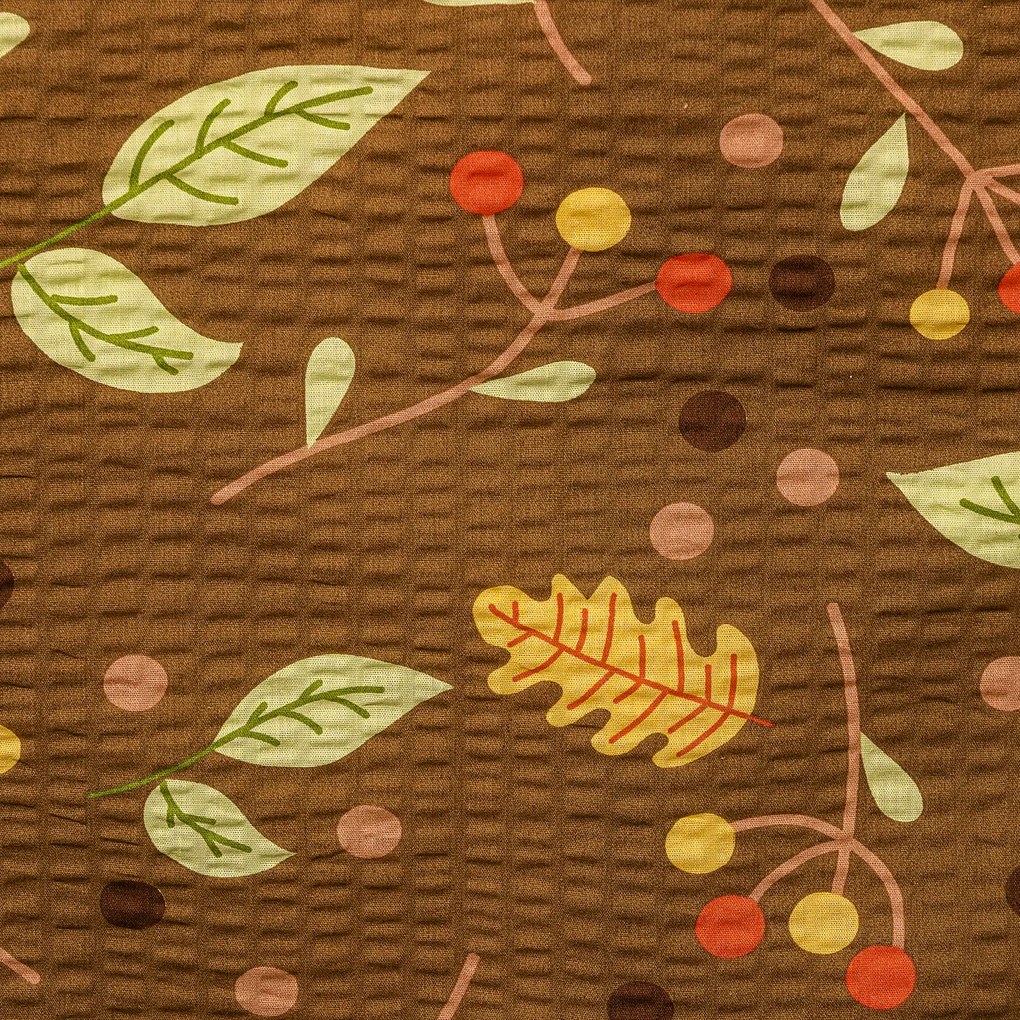 Lenjerie de pat bumbac creponat 4Home Toamnă, 140 x 200 cm, 70 x 90 cm
