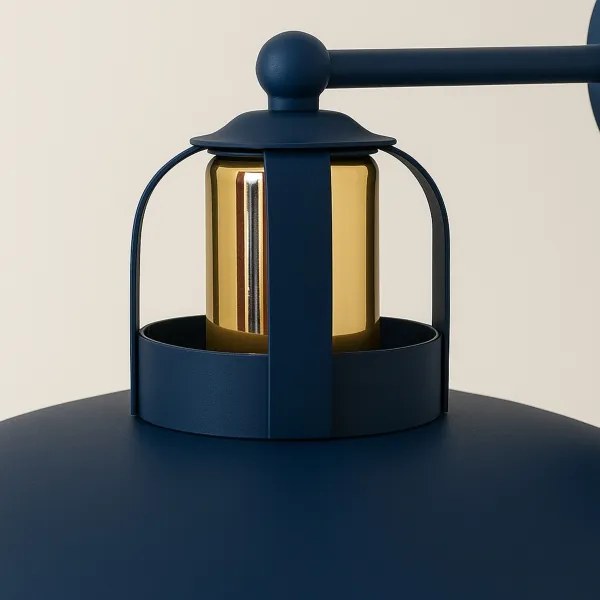 Aplică Brilagi FLAMENGO 1xE27/60W/230V albastru