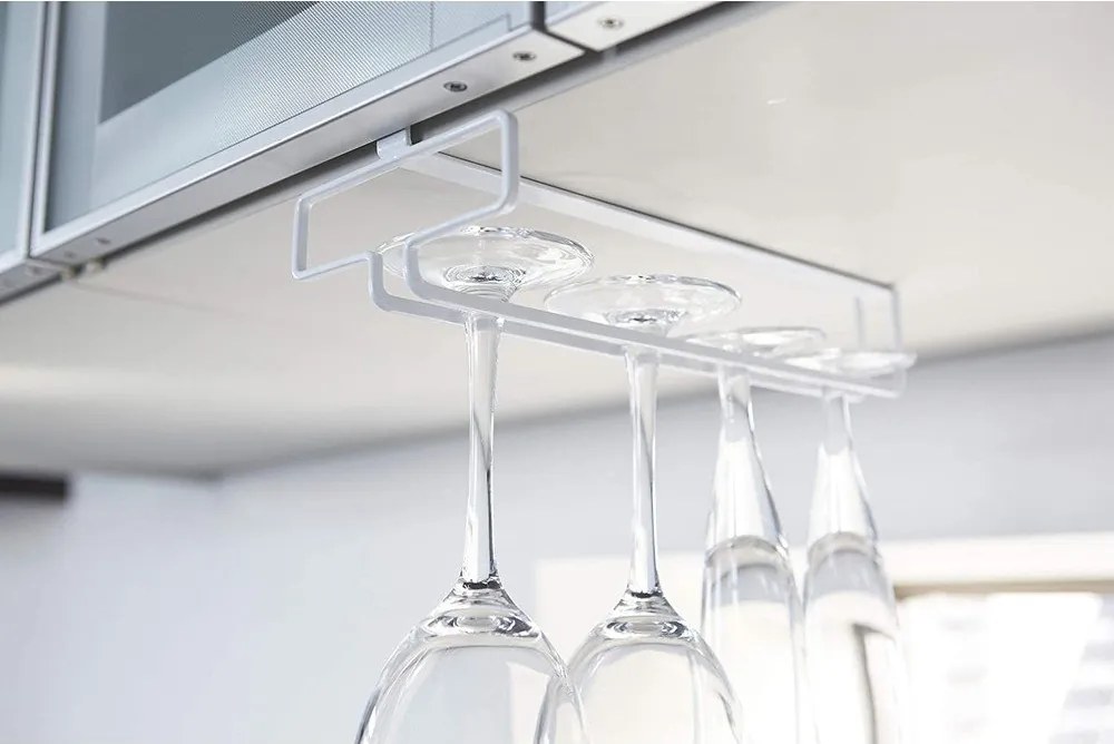 Suport pentru pahare de vin alb de agățat din metal Tower – YAMAZAKI