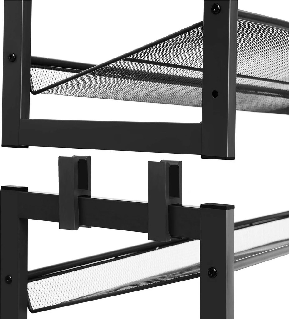 Pantofar metalic negru LEMIRO