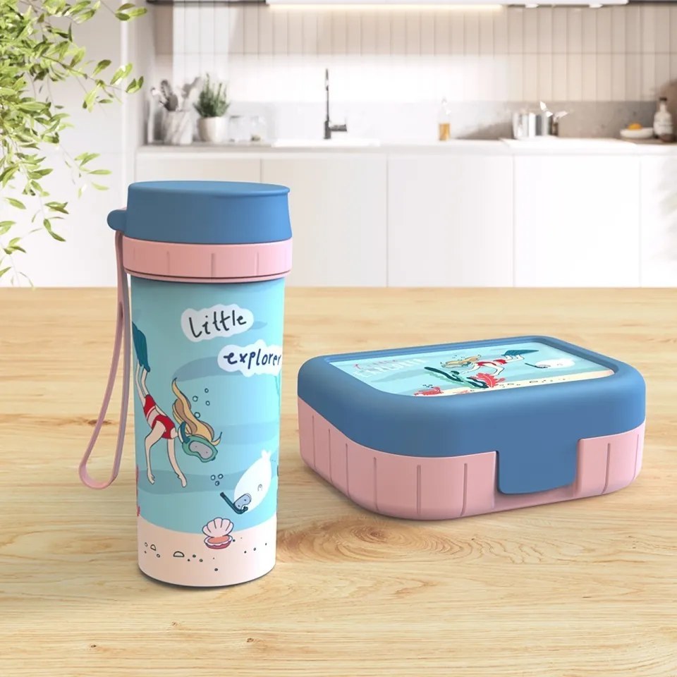 Sticla copii 0,4 l KIDS EXPLORER - roz