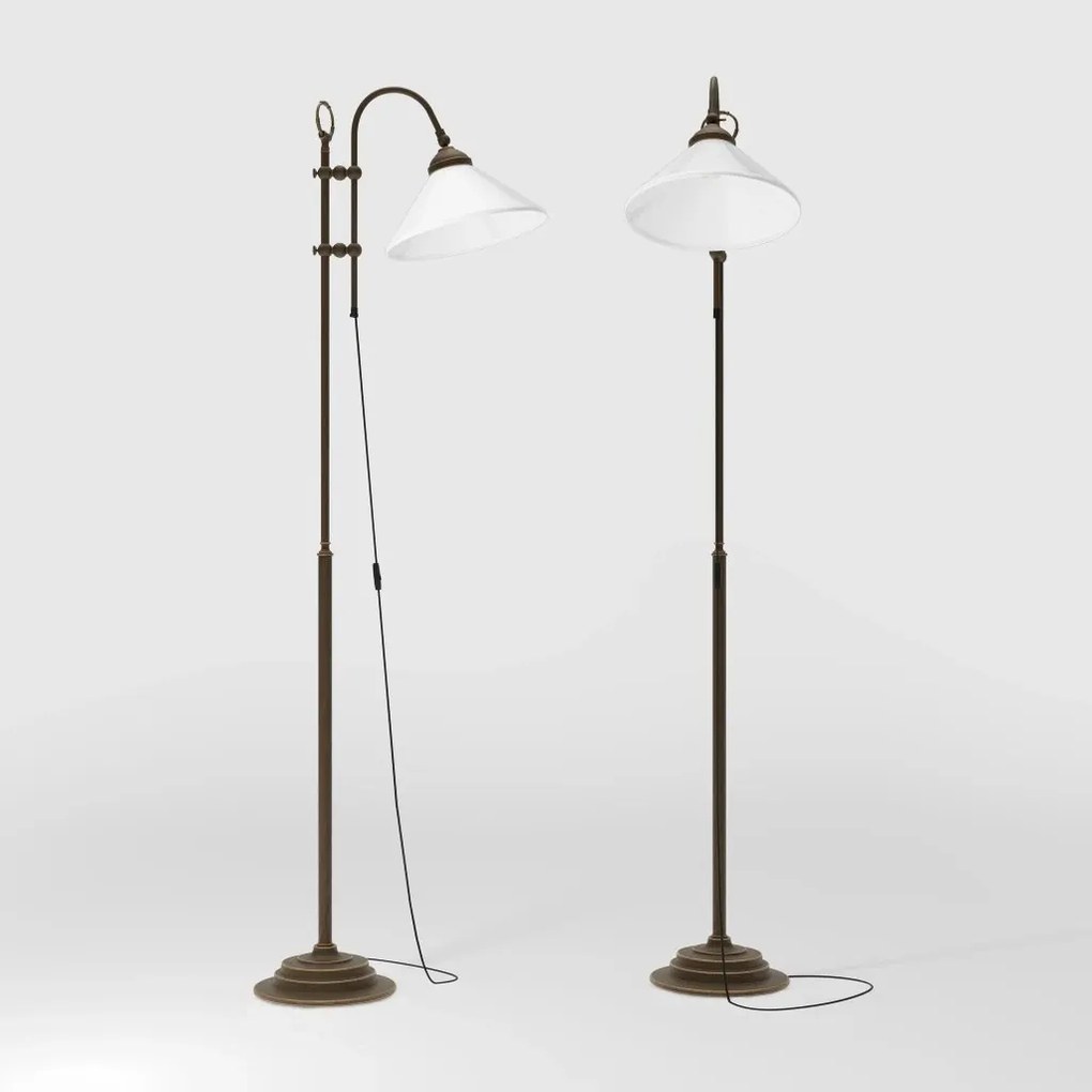 Lampa de podea stil clasic italian din alama Fiordo