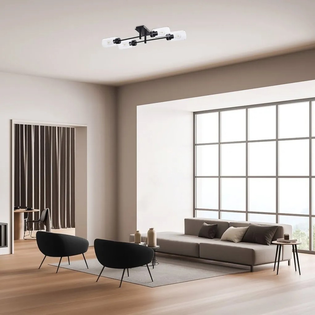 Plafoniera design modern Prudence negru