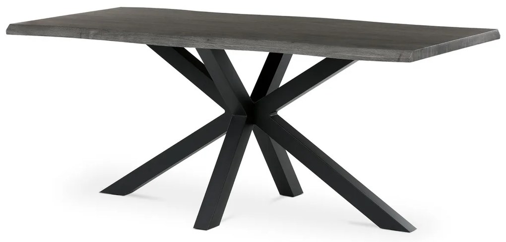 Masă de sufragerie 180 x 90 cm, stejar gri