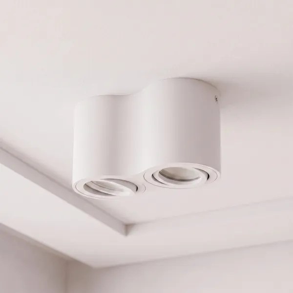 Brilagi - Lampă spot MIA DOUBLE 2xGU10/30W/230V albă