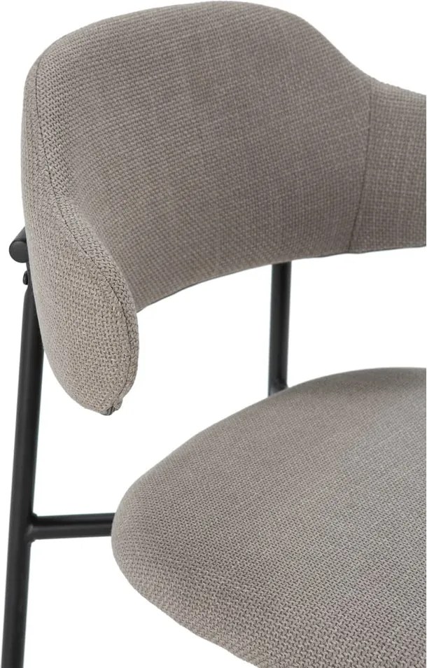 Scaune de dining gri-deschis 4 buc. Adriel – Marckeric