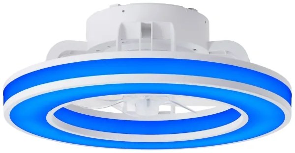 Ventilator LED RGBW dimabil de tavan Brilliant MONDELLO LED/26W/230V + telecomandă