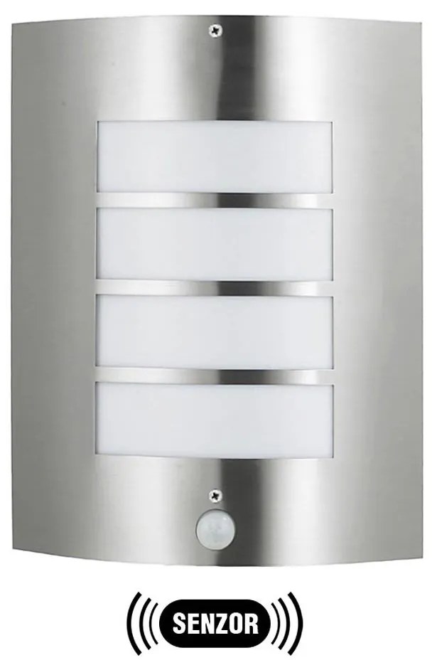 Aplicație exterior MEMPHIS cu senzor, oțel inoxidabil, IP44