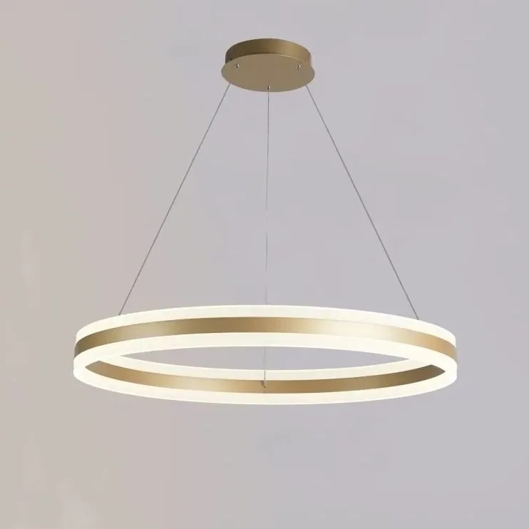 Lustra circulara LED Ada 100cm, Gold