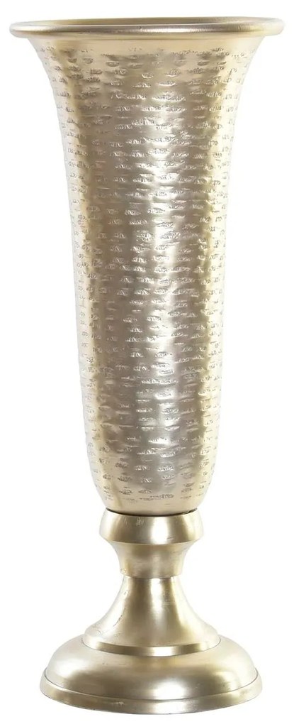 Vaza inalta Fine Gold din metal 13x33 cm