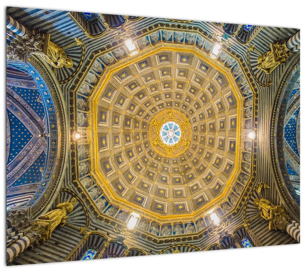 Tablou cu tavanul bisericii Siena (70x50 cm)
