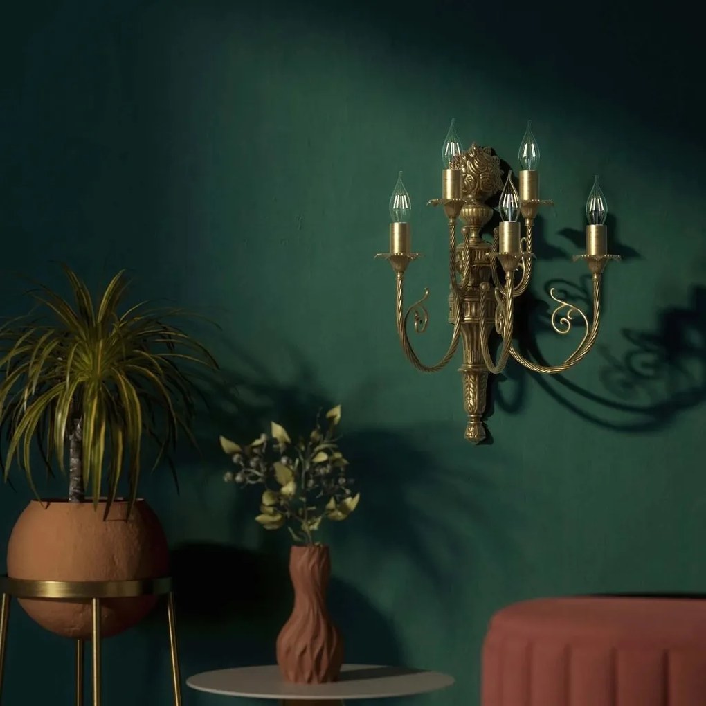 Aplica din alama masiva stilul fastuos Ludovic al XV-lea