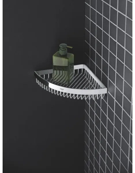 GROHE Selection Cube 40809000 - Suport săpun din sârmă, 20 × 20 cm, crom lucios