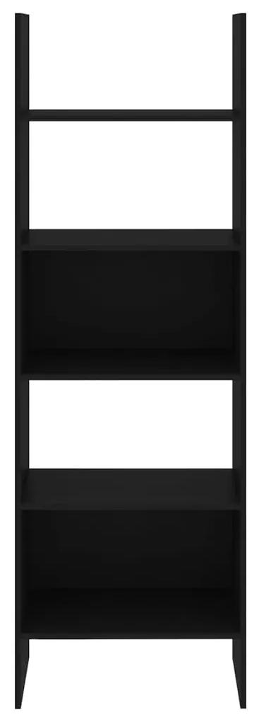 Biblioteca, negru, 60x35x180 cm, PAL 1, Negru