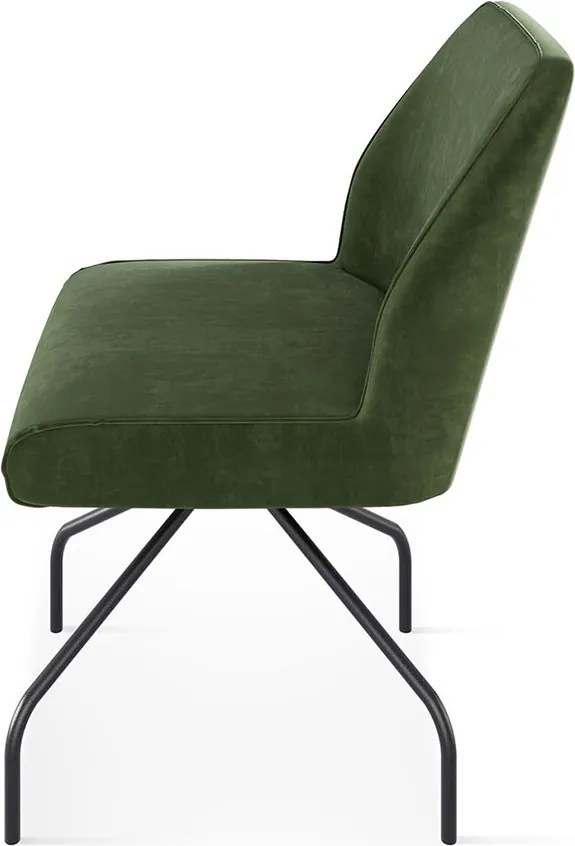 Scaun lemn masiv LOFT cu bază pivotantă, 56 × 83 × 63 cm