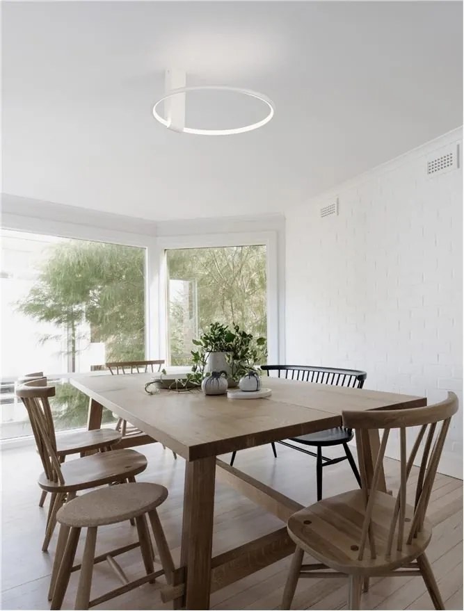 Lustra LED aplicata ajustabila GARVE alba 30W