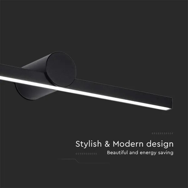 Aplica LED pentru oglindă de baie, 10W, 230V, 4000K, IP65, negru