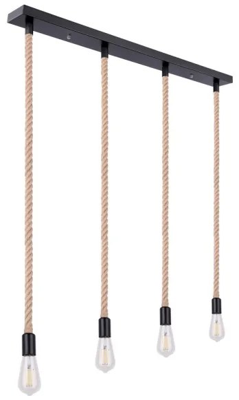 Globo 69029-4H - Lustră pe cablu ULLEU 4xE27/60W/230V