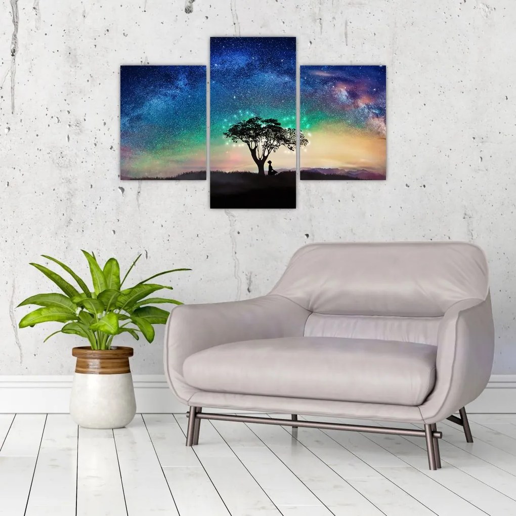 Tablou - Relaxare sub stele (90x60 cm)