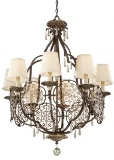 Candelabru clasic MARCELLA 8 becuri E14 Elstead FE/MARCELLA8