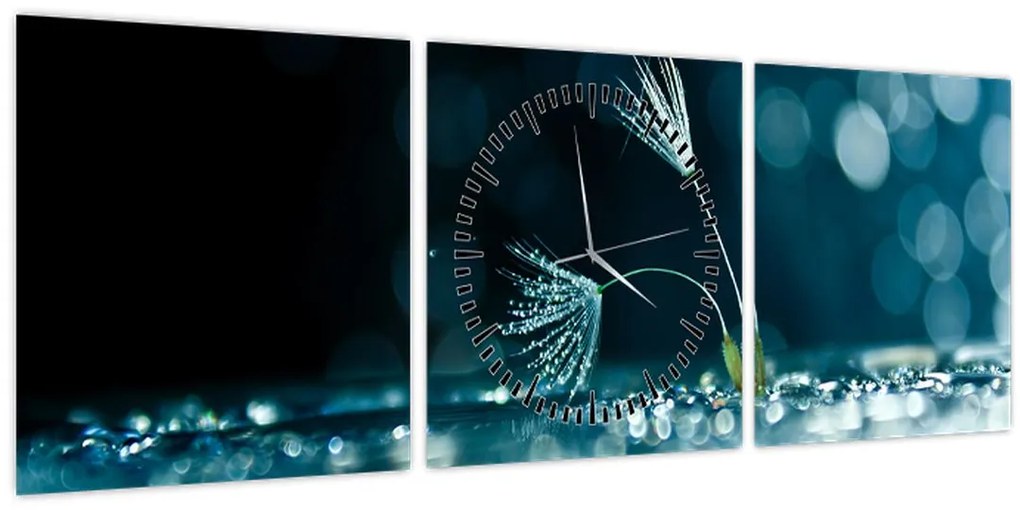 Tablou - Macro (cu ceas) (90x30 cm)
