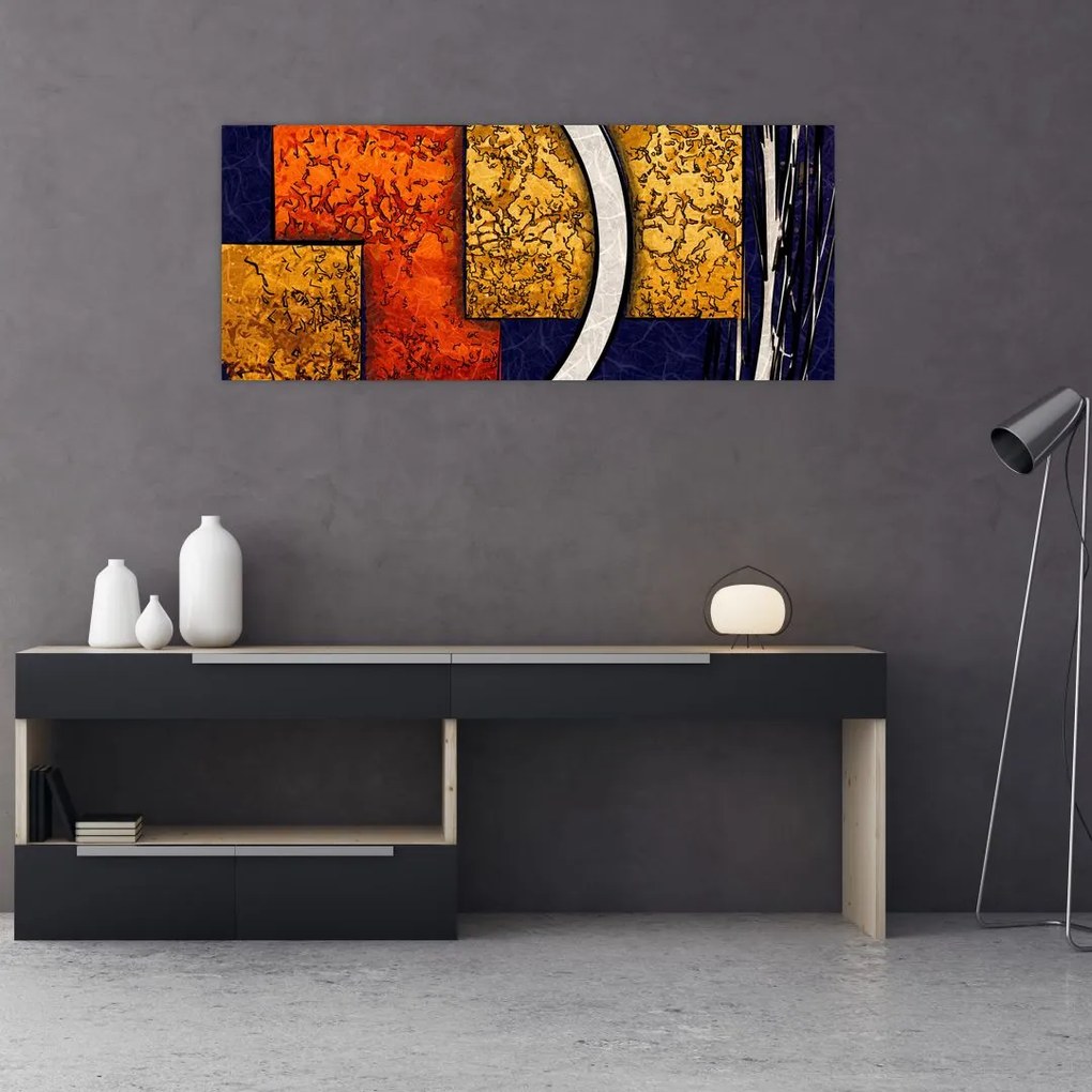 Tablou abstract (120x50 cm)