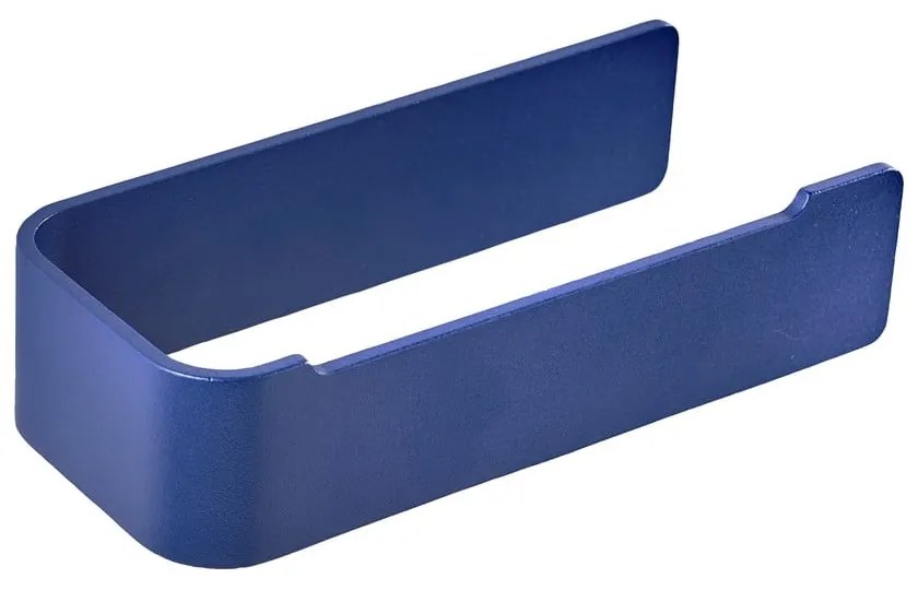 Suport pentru hârtie igienică albastru de montat pe perete din metal Ume – Zone