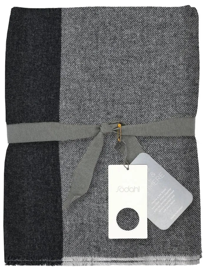 Pătură gri din lână 130x200 cm Merino – Södahl