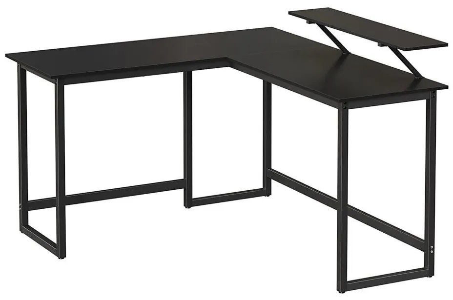 Birou de colț SOLEA, negru