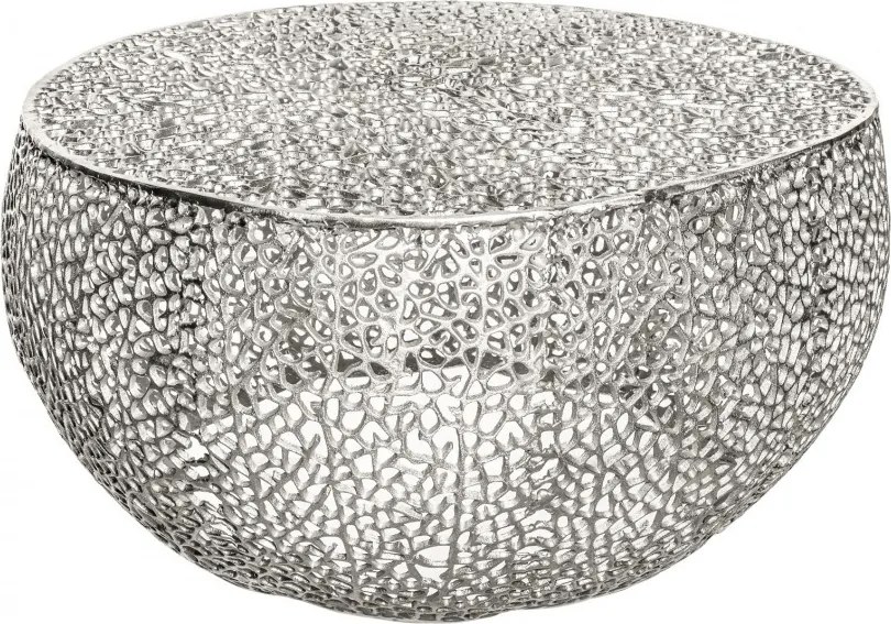 Masuta cu aspect deosebit Leaf 80cm, argintiu A-38941 VC