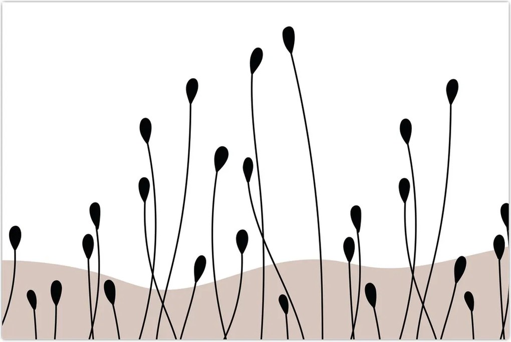 Tablou - Pajiște grafică N⁰1 (90x60 cm)