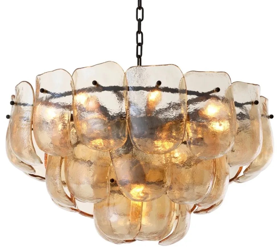 Candelabru design LUX, Sticla, Champagne, Gustave