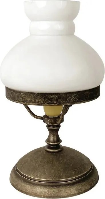 Veioza din alama stil nautic clasic Belle Epoque alb