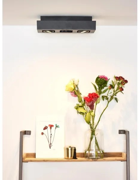 Spot LED Lucide 09119/16/30 XIRAX 3xGU10/5W/230V negru