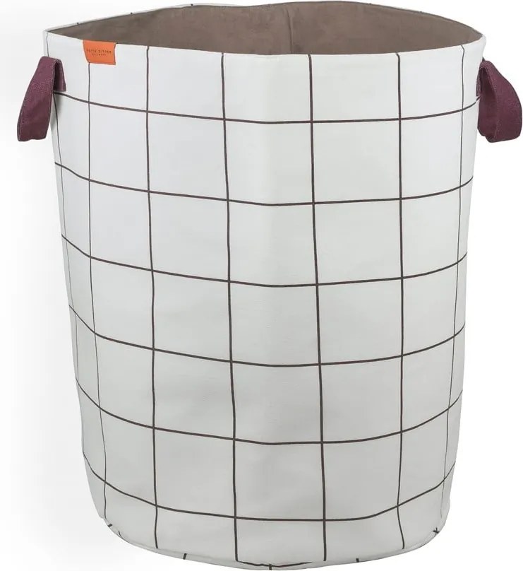 Coș de rufe crem din material textil 5 l Mesh – Mette Ditmer Denmark