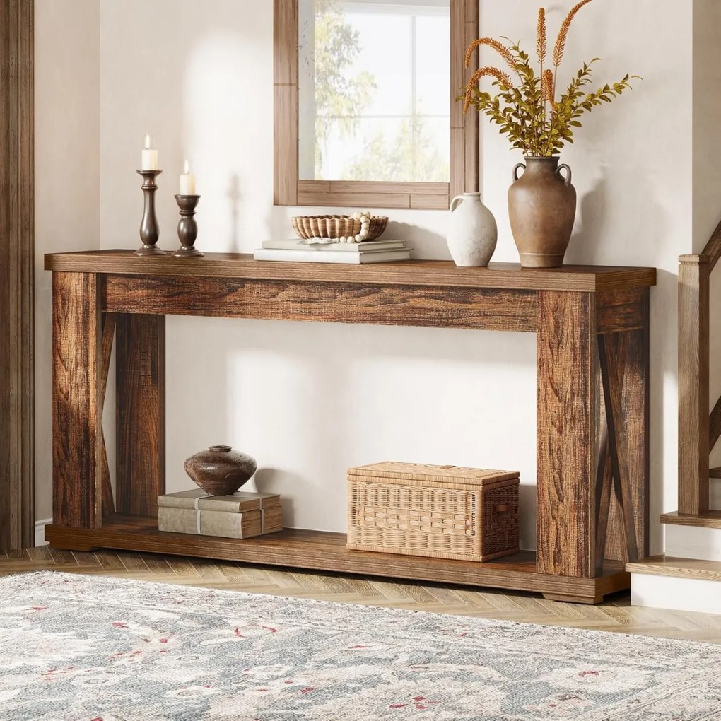 MAM22 - Masa Consola, 160 cm, masuta hol, living, dining, dormitor - Maro