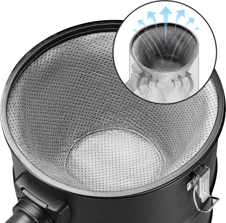 Monzana BENEDIKT 108582 1200 W, 18 kPa Aspirator de cenușă, negru/portocaliu Monzana