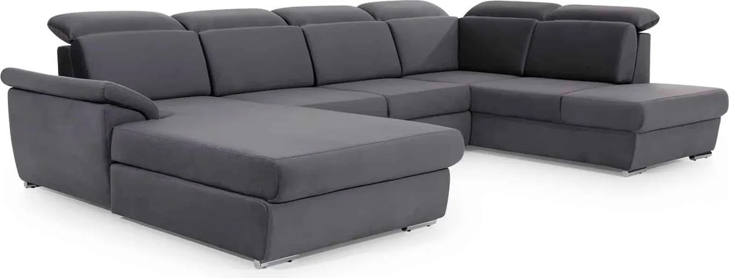 Colțar lemn masiv Formă U Extensibil Erik 336x211cm Personalizabil
