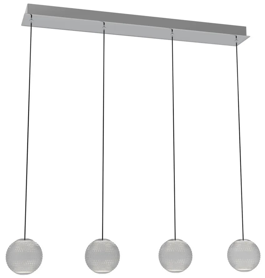 Lustra cu 4 pendule LED design modern NOBILE