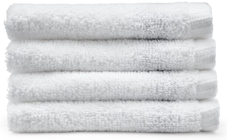 Prosoape albe 4 buc. din bumbac cu uscare rapidă 30x30 cm Quick Dry – Catherine Lansfield